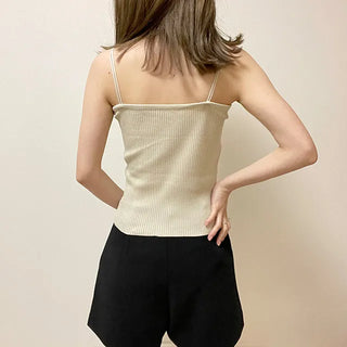 poni ribbed sleeveless