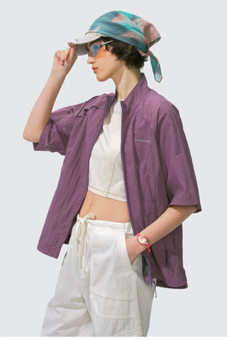 [Monterest] Stand Collar Breathable Zip-Up Jacket