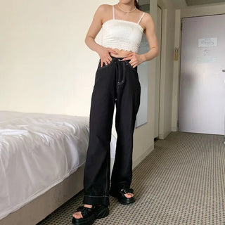 Stitched Wide Pants