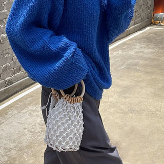 wood ring mini net bag (2c)