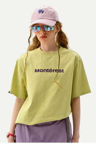 [Monterest] Quick-Dry Antibacterial Logo Crewneck Tee