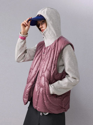 [Monterest] Irregular Quilted Down Vest