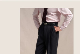 [CULTUM] 1930s Wool Twill Double Pleat Trousers
