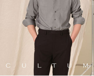 [CULTUM] One-Piece Collar Wrinkle-Free Shirt