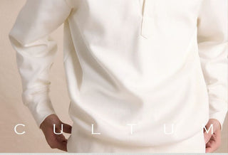 [CULTUM] Heavyweight Half-Zip Polo Collar Sweatshirt