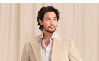 [CULTUM] Double-Breasted Cotton Corduroy Suit Set