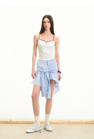 [NOTAWEAR] Patchwork Ties Skirt