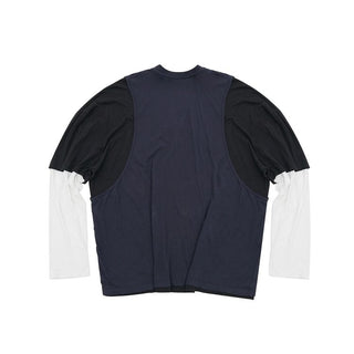 [MASONPRINCE] Lightweight 3-Piece Layered Long Sleeve Tee