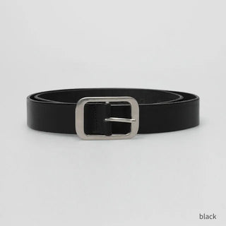 wy square buckle simple belt