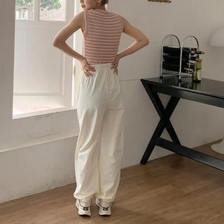 Striped Sleeveless Knit