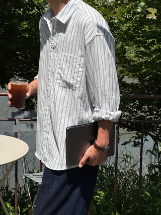 Renault Pinstripe Shirt