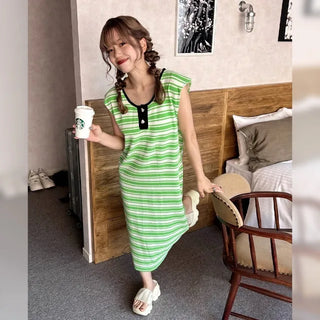 Striped camisole dress