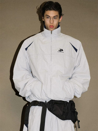 [MASONPRINCE] Structured Track Jacket & Pants Set