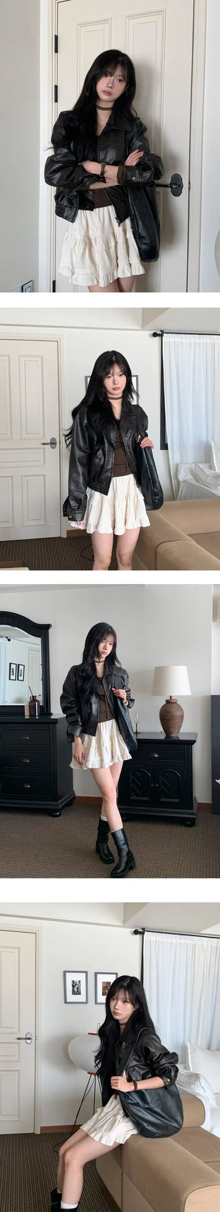 Velvet Cancan Mini Skirt - 2 colors