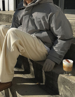 Latte High-Density Hooded Parka (3 colors)