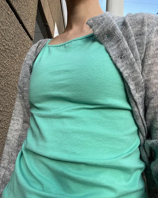 Colored sleeveless top