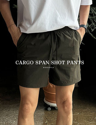 Cargo spandex shorts (span fabric)
