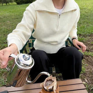 Soft Half-Zip Sweater