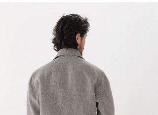 [CULTUM] Linen Half Placket Shirt