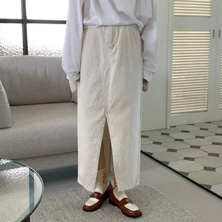 Corduroy skirt