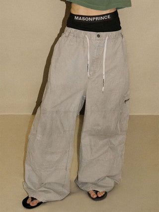 [MASONPRINCE] Cotton Baggy Work Pants