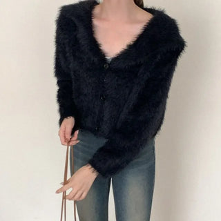 Sailor Cropped Cardigan