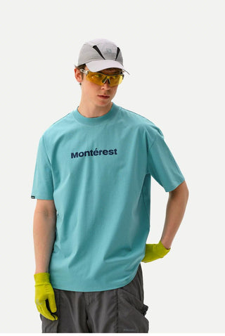 [Monterest] Quick-Dry Antibacterial Logo Crewneck Tee