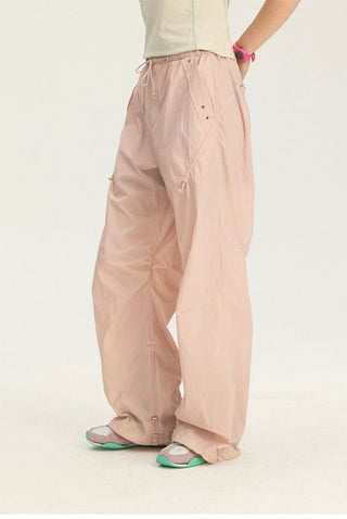 [Monterest] UPF50+ Water-Resistant Ruched Parachute Pants
