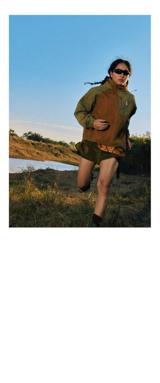 [CONP] Tie-Dye Outdoor Hooded Nylon Jacket