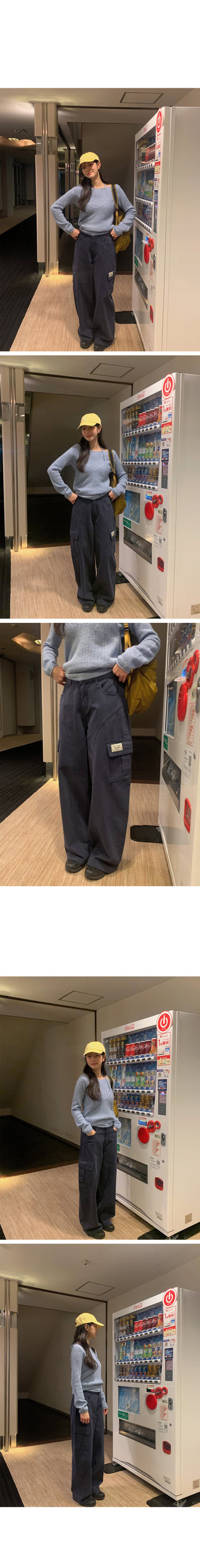 Multi-panel cargo pants