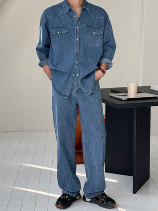 Toffee Western Denim Shirt