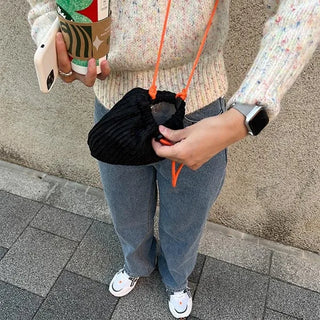 Glitter shoulder bag