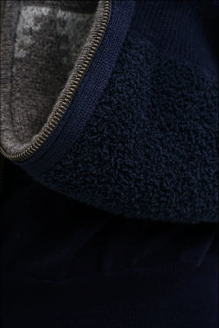 [MASONPRINCE] Funny Bear Fleece Lined Hooded Knit