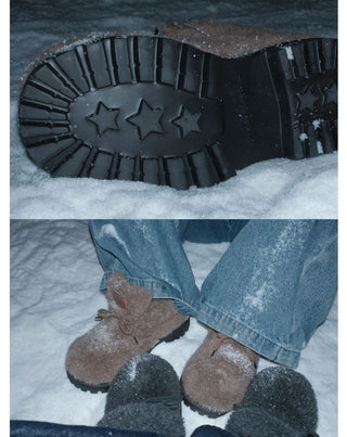 MASONPRINCE Fleece Short Winter Boots