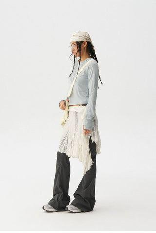 [Monterest] Slim Fit Panel Long Sleeve T-Shirt