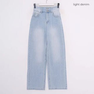 Wide Easy Denim Pants