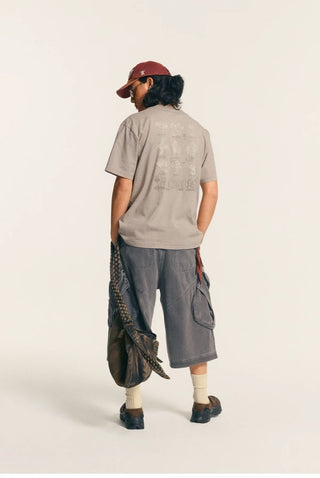 [Monterest] Mushroom Jazz Print Relaxed Tee