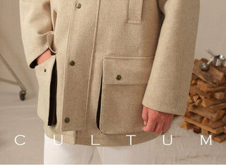 [CULTUM] Waterproof Wool Hunting Jacket
