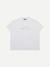 [MASONPRINCE] Mirror Logo Print Slim Fit T-Shirt