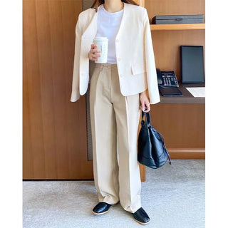 one pintuck daily slacks