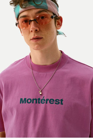 [Monterest] Quick-Dry Antibacterial Logo Crewneck Tee