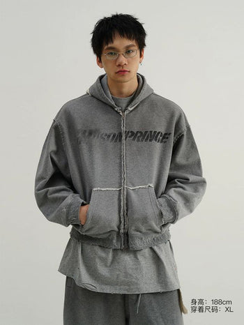 [MASONPRINCE] 460G Heavyweight Remake Zip-Up Hoodie
