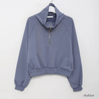 Half-zip sweatshirt
