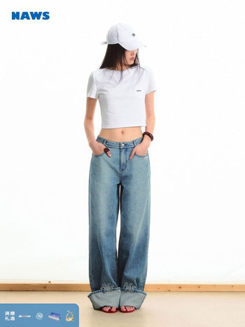 [NOTAWEAR] Envelope Collar Cotton T-Shirt