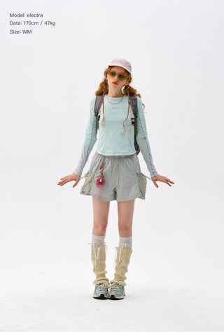 [Monterest] 5A Antibacterial Color Block Long Sleeve Tee