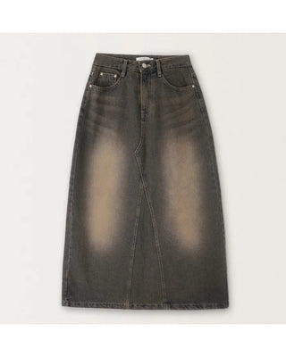 Vintage Wash Denim Skirt