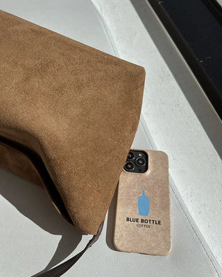 High-quality suede hobo bag (tote bag)