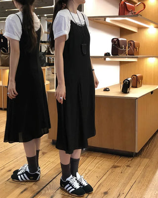 See-through camisole dress