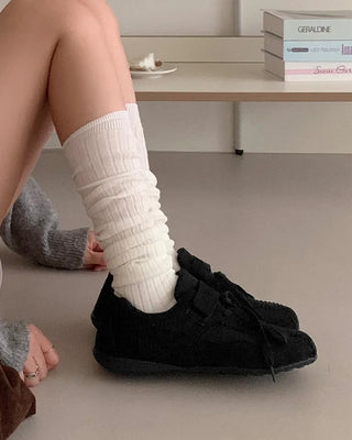 [High Quality] Leather Suede Sneakers