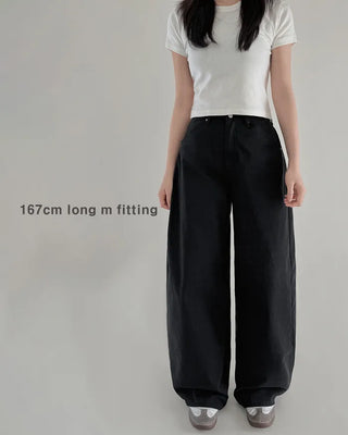 Summer wide chino pants